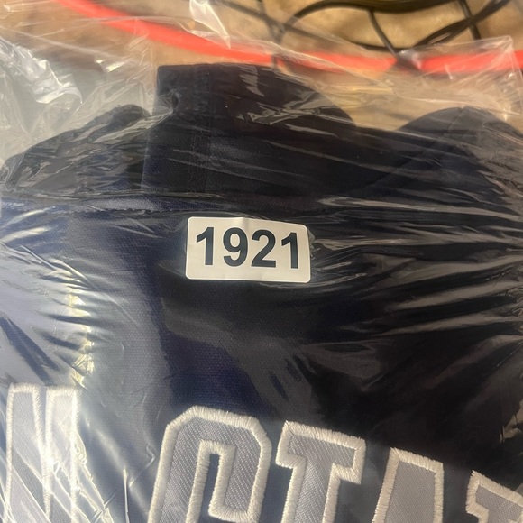 Penn State Nittany Lions Champion Embroidered Hoodie Mens M sweatshirt Navy 1921 - Picture 8 of 8